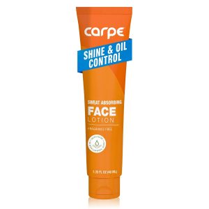 Carpe Sweat Absorbing Face Lotion for Oily Skin.  Fragrance Free. 1.35 oz